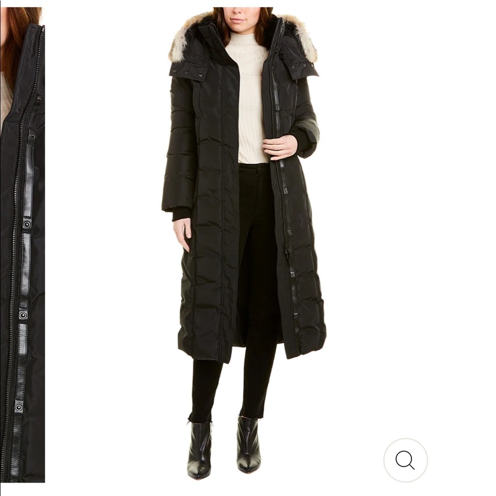 Mackage Jada Leather-Trim Coat
